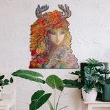 Autumn Halloween Door Decor by Josephine Wall - Thanksgiving Halloween Decor - 845611H-JW