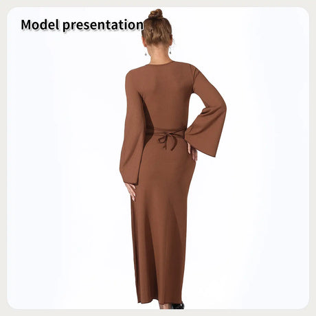 Women's Fashion Simple Solid Color Dress - Lootquake