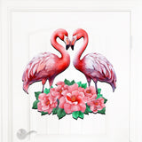 Flamingos Love Holiday Door Decor by G. Debrekht - Love Kids Family Decor - 8611039H