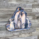 Arte mural de vida silvestre "Sno Buddy Like You" - J. Bergsma - Decoración navideña de vida silvestre - 8591659W-JB