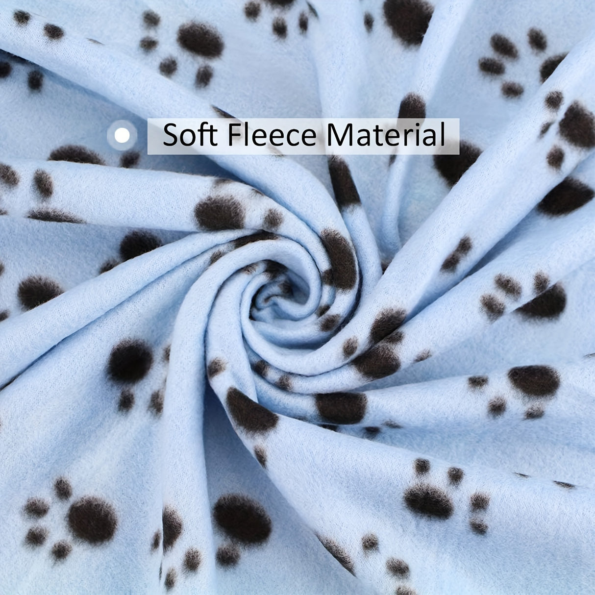 6 pack Cozy 24x28 Inch Paw Print Blanket for Dogs and Cats - Soft and Warm Bed Cover for Ultimate Comfort Christmas Gift
