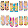 6 Pairs 3D Colorful Toe Slipper Socks, Funny & Trendy Low Cut Ankle Socks, Women's Stockings & Hosiery