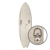 Tabla de surf de pelícano, arte costero para puerta de G. DeBrekht - Decoración costera con vida marina - 8490107HS