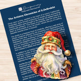 Jolly Santa Faces Decorative Wooden Clip-on Ornaments Set of 3 by G. Debrekht - Christmas Decor - 8091045C-S3