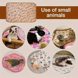 Manta grande para hámster, forro para jaula de animales pequeños, suave para dormir, manta para hámster y conejo