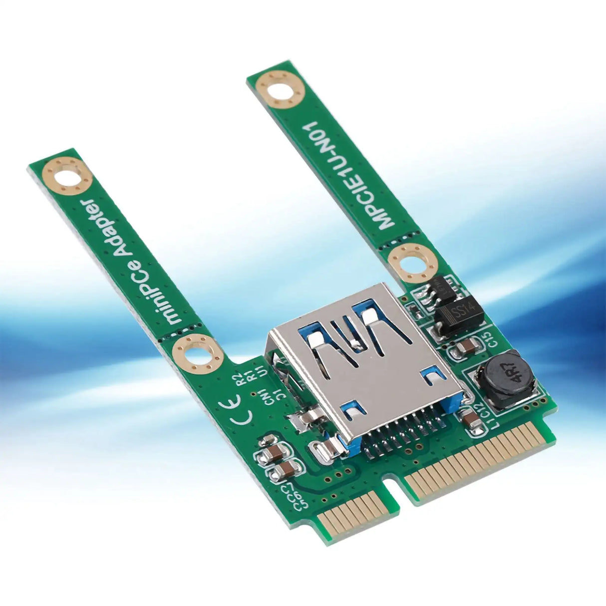 mSATA to USB Conversion Card Mini PCI-E Expansion Converter Adapter USB2.0 mPCI-E - Lootquake