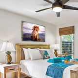 Arte de pared de madera con diseño de perro pequeño Alodie de Nature Wonders - Decoración para perros y gatos - 95345B