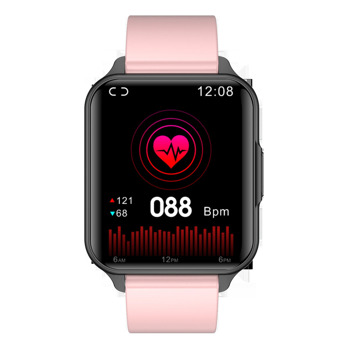 Waterproof Sports Watch Temp Heart Rate