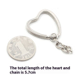 Silver Keychain Phone Pendant