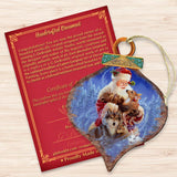 Adornos de madera con forma de muñeco de nieve de Santa Claus de Gelsinger - Decoración navideña de muñeco de nieve de Santa Claus - 8031126-9914