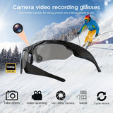 1080P HD Video Camera Glasses, Outdoor Sports DV Camera, Smart Glasses, Wide-Angle 120 ° Glasses Camera, Body Camera, Cycling, Motorcycle, Bicycle, with 64GB Storage Card