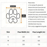 Lot de 4 chaussettes antidérapantes pour chien avec semelles antidérapantes - Chaussures de protection pour animaux de compagnie - Idéales pour les activités à la maison