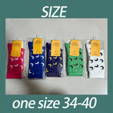 1 Pair Moon Pattern Trendy Y2K Hip Hop Socks, Casual Versatile Soft Comfortable Outdoor Sports Socks