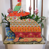 Easter Quilted Bunny Wooden Door Hanger, Wall Decor, Decorative Door Sign, Wall Art by G. DeBrekht Pets 8198134H