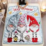 1 manta navideña, manta decorativa para fiestas navideñas, manta de cama para regalo de Año Nuevo, regalo de Navidad para sofá cama, oficina, camping.