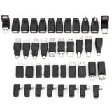 Pack of 40 Multiple USB2.0 Adapters Angled Mini Micro Type B Male Female Converters Connectors - Lootquake