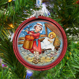Drummer Boy Ball Glass Ornament by G. DeBrekht - 73531C