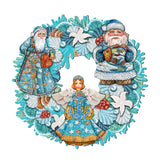 Coastal Sea Treasure Holiday Door Wreath by G. DeBrekht - Coastal Holiday Decor - 8185306-4H