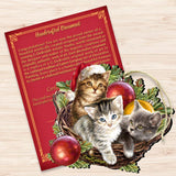 Christmas Kittens Wooden Ornaments by Gelsinger - Christmas Decor - 8161027-1-1607