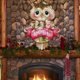 Owl You Need Is Love Door Decor by Jamie Mills-Price - Christmas Decor - 8457509H