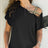 Women's Sequined Gold Shoulder Strap Off Shoulder Cross Off Shoulder Short Sleeved Tie Up T-shirt Top Shirt - Lootquake