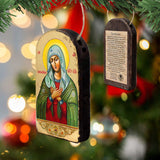 Adorno religioso ortodoxo de la Madre de Dios, Ternura, icono sagrado - Decoración inspiradora - 87012