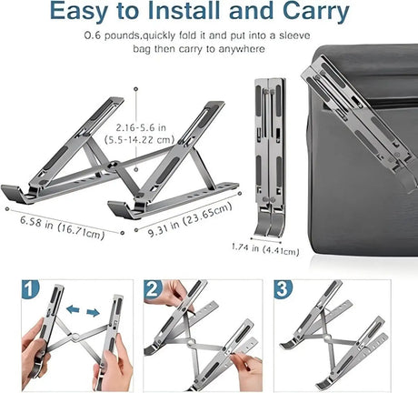 Laptop Holder Riser Computer Tablet Stand - Lootquake