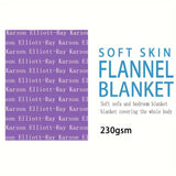 1pc Custom Blanket - Soft Flannel Sofa Blanket with Exclusive Personalized Gift for Son or Daughter, Blanket Name, Unique and Thoughtful Present for Loved Ones