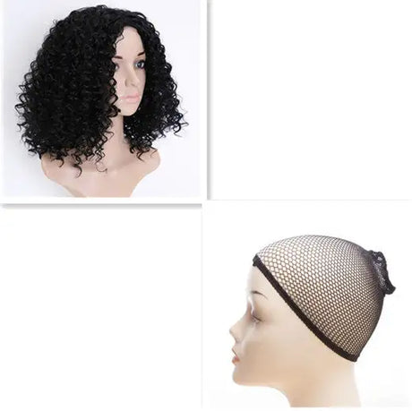 Beautiful short curly wig - Lootquake