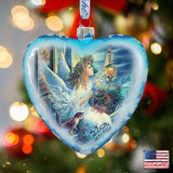 Adorno de vidrio "Ilumina el camino", edición limitada, de Strelkina en G. DeBrekht - Decoración navideña - 738-085-ST