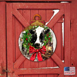 Christmas on the Farm Door Decor by D. Gelsinger - Christmas Decor - 8021128H-DG