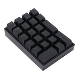 Wired Keyboard Stepped Keycap Fadeless Durable Backlit 21 Keys LED Mechanical KeyboardRed Shaft - Lootquake