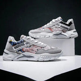 Dad Shoes, Casual Sports Shoes, Graffiti Sneakers - Lootquake