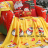 1 manta navideña de felpa, suave y cómoda, ideal para sofá, oficina, cama, camping, viajes, regalo de Navidad.