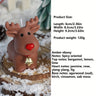 Christmas Reindeer Scented Candle - White Paraffin/Soy Wax, Perfect for Holiday Decor & Gifts