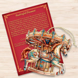Carousel Horse Wooden Ornaments by G. Debrekht Christmas Decor - 8611027