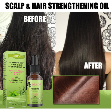 Rosemary Mint Hair Growth Fluid Scalp Massage - Lootquake