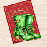 Irish Green Boots Wooden Ornaments by G. DeBrekht Easter Spring Decor - 8652777