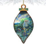 Adornos de madera "Sueño de surfistas" de Josephine Wall - Decoración costera con vida marina - 845622-JW