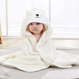 Baby Hooded Bath Towels Cartoon Animal Newborn Soft Towel Blanket Toddler Bathrobe Warm Sleeping Swaddle Wrap for Boys Girls