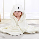 Baby Hooded Bath Towels Cartoon Animal Newborn Soft Towel Blanket Toddler Bathrobe Warm Sleeping Swaddle Wrap for Boys Girls