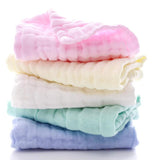 Baby Washcloths - Natural Cotton Baby Wipes - Soft Newborn Face Towel and Washcloth for Sensitive Skin, Registry as Shower, 5 P