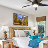 Arte mural de madera con lago forestal de Nature Wonders - Decoración de vida silvestre - 95238B