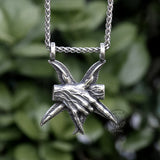 Baphomet Hands Stainless Steel Pendant