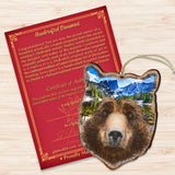 Bear Face Wooden Ornaments by G. DeBrekht - Wildlife Holiday Decor - 8198214-4