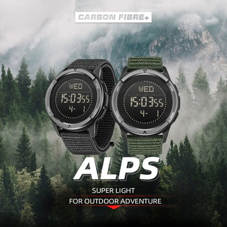 Outdoor Smart Watch with Pedometer and Compass, AMOLED Screen, Waterproof - Lootquake