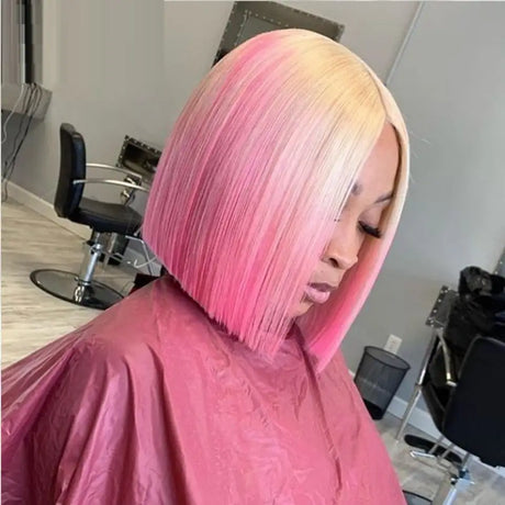 Gradient Front Lace Semi-machine-made High-quality Human Hair - Lootquake