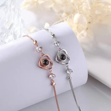 Creative And Simple S925 Silver Projection Bracelet - Lootquake