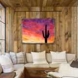 Cactus Art Wooden Wall Art by Nature Wonders - Nature Wildlife Decor  - 95241B