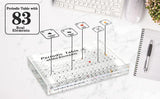 Periodic Table With 83 Kinds Of Real Elements Inside, Acrylic Periodic Table Of Elements Samples, Easy To Read, Creative Gifts For Science Lovers And Students - Lootquake